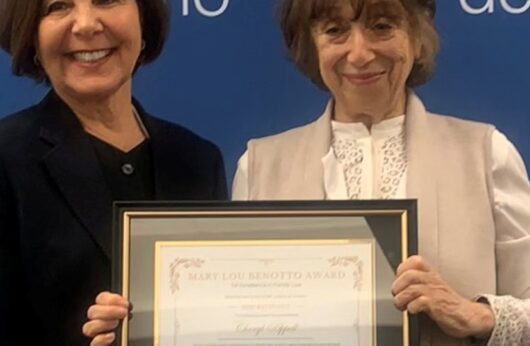 Cheryl Appell has been awarded the first annual Mary Lou Benotto Award for Excellence in Family Law